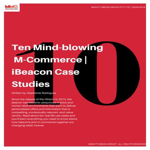 Ten Mindblowing  Ibeacon Case Studies