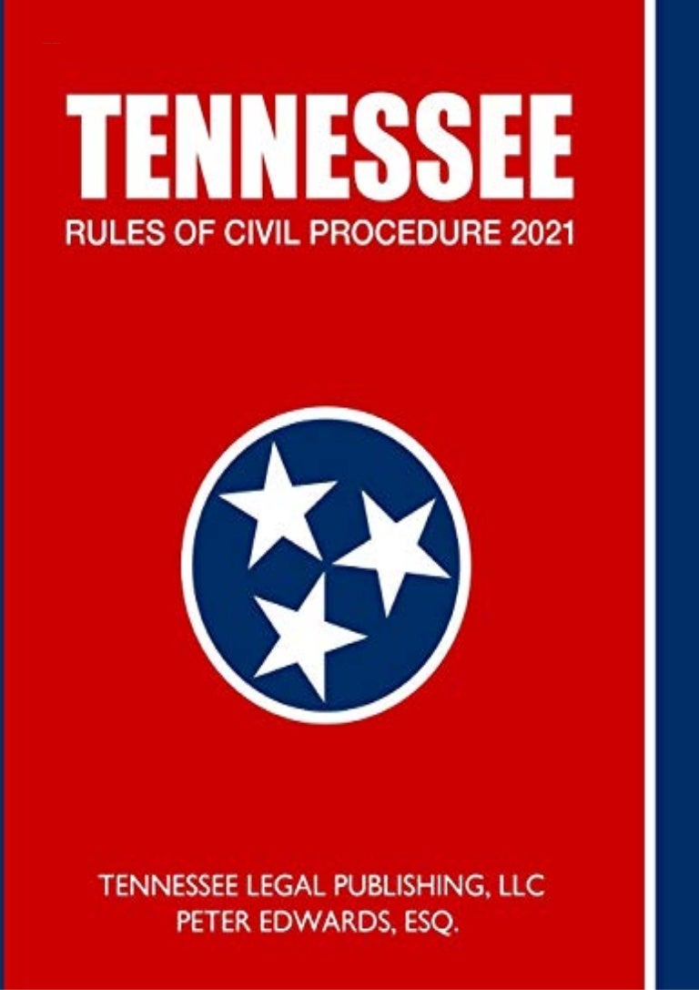 PDF BOOK Tennessee Rules of Civil Procedure 2021