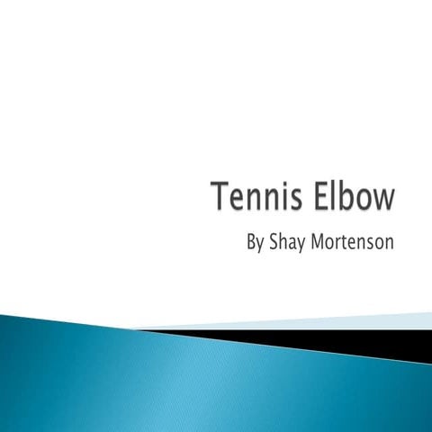 Tennis elbow