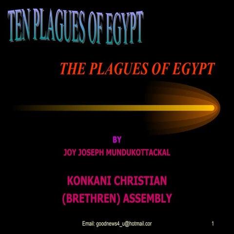 Ten Plagues Of Egypt Ppt | PPT