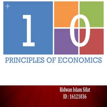 Ten principles of Economics 