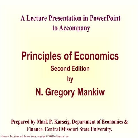 TEN PRINCIPLES  OF ECONOMICS in details.