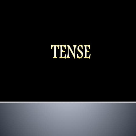 Tense