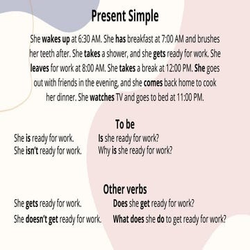 English tenses, simple past, present and present perfect
