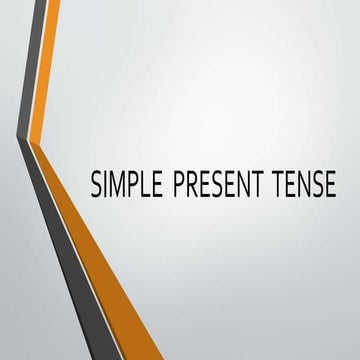 Present Tense