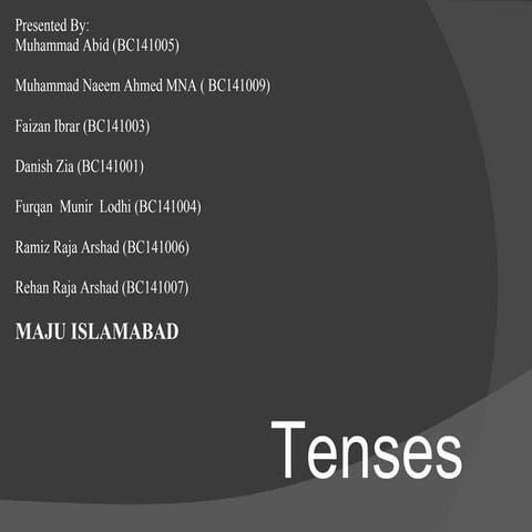 Tenses furqan m lodhi bc141004