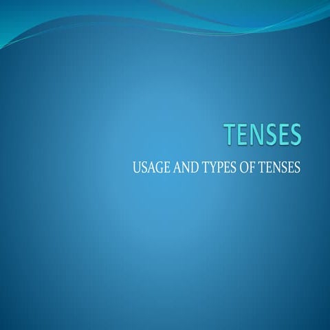 Tenses