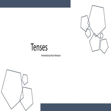 Tenses