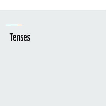 Comprehensive Exploration of English Tenses and Their Practical Applications ...