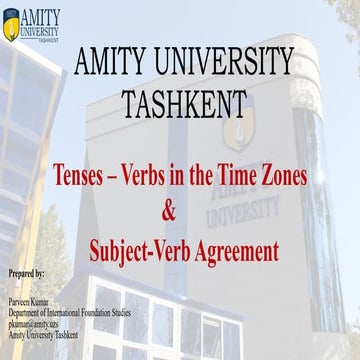 Tenses_IFS_Tenses and Subject Verb Agreement