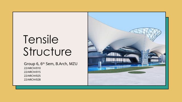 The tents structure system | PDF