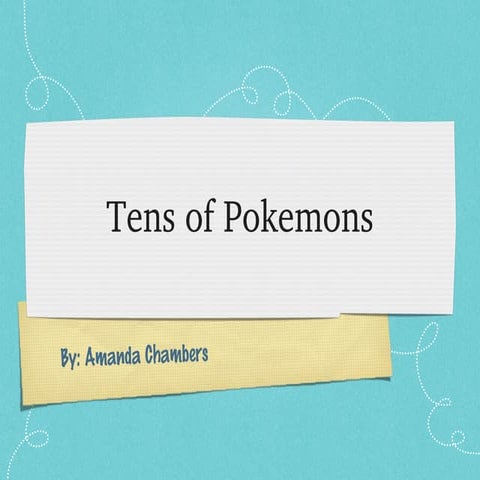 Tens of Pokemons 