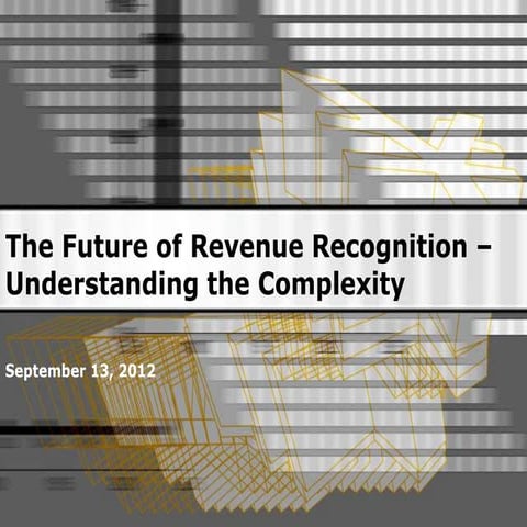 McGladrey-Tensoft presentation recordng- The Future of Revenue Recognition – ...