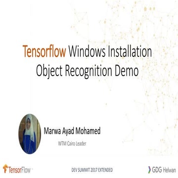 Tensorflow windows installation | PPT