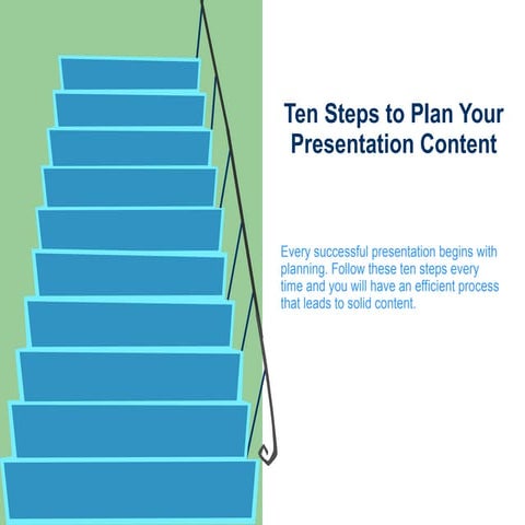 Ten steps to plan your presentation