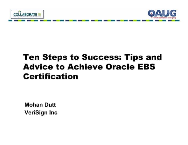 Ten Steps To Success