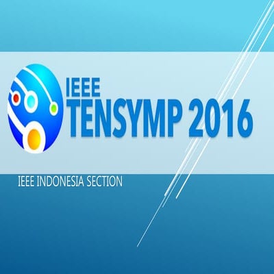 IEEE TENSYMP 2016