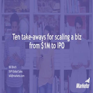 Ten Take-Aways for Scaling a Biz F...