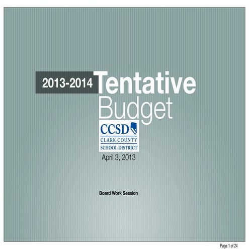 Tentative budget presentation 040313 02