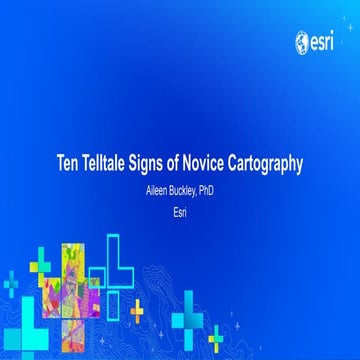Ten telltale signs of novice cartography