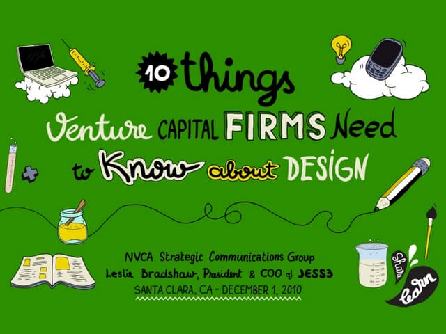 Ten Things VCs Need to Know About Design