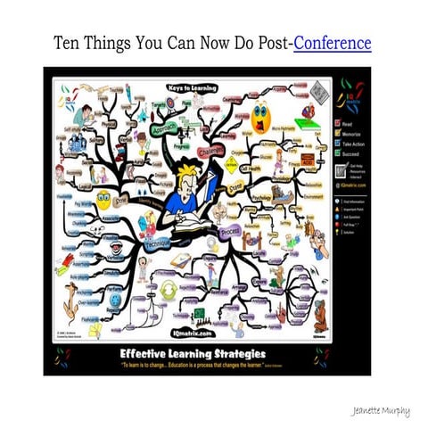 Ten Things You Can Now Do Post-Conference