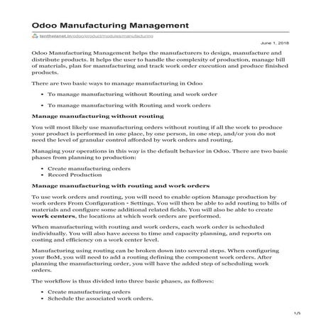 tenthplanet.in-Odoo Manufacturing Management.pdf