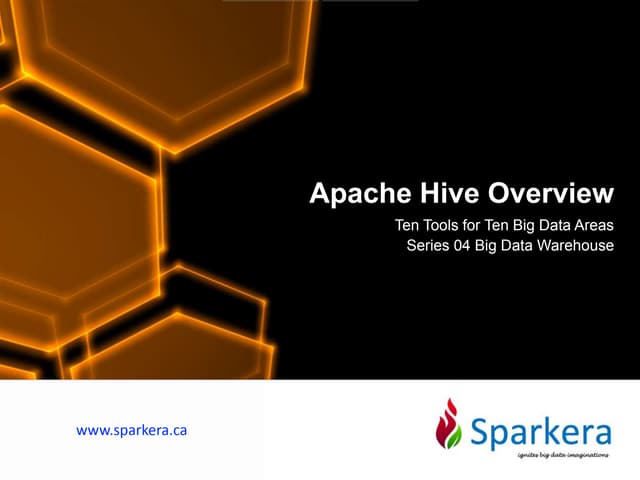 Ten tools for ten big data areas 04_Apache Hive