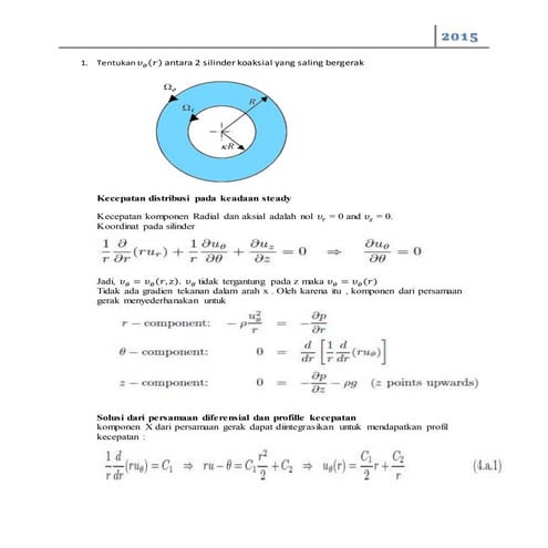 pembahasan proses transfer pada aliran laminer dll