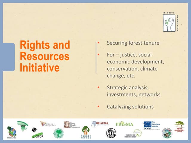 thumbnail of  Scaling up Investments to Secure Community Land and Forest Rights - Alain Frechette, The Tenure Facility Rights and Resources Initiative