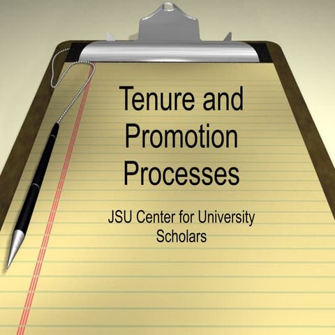 Tenurepromotion