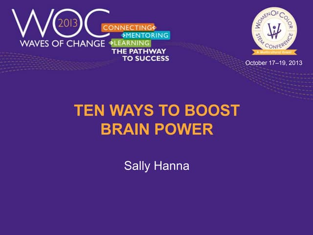 Ten Ways to Boost Brain Power - Habits of the Super Smart