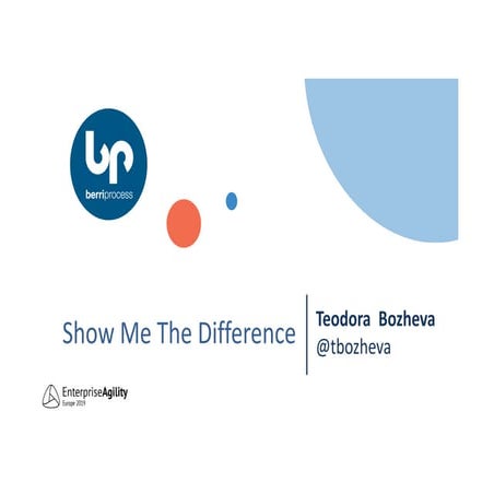Teodora  Bozheva - Show Me the Difference!