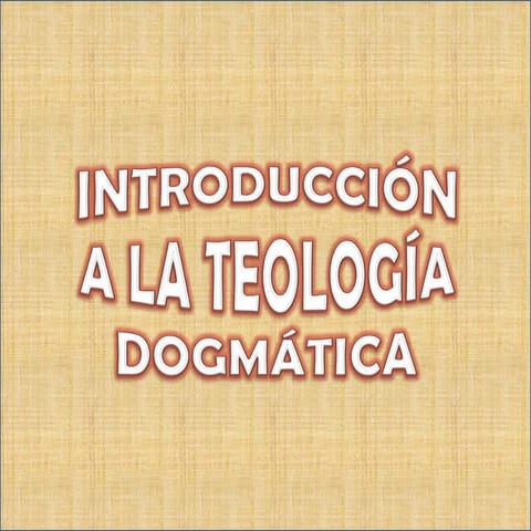 Teología Dogmática