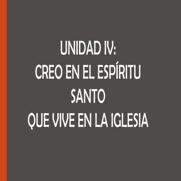 El Espiritu Santo | PPTX