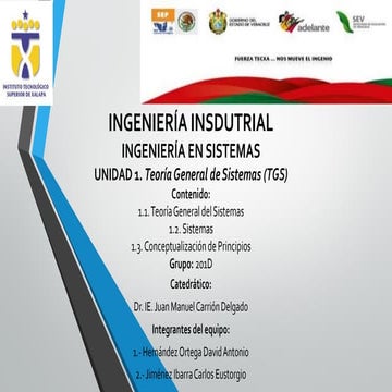 Teoría general de sistemas (tgs) 2