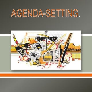 Teoría agenda setting