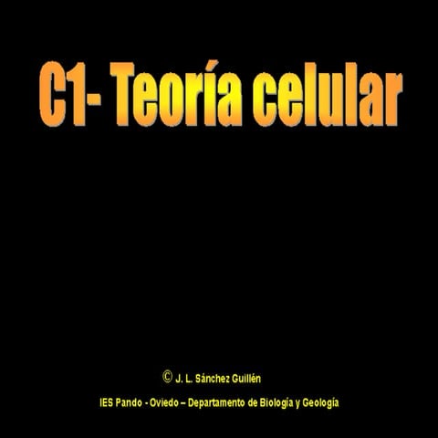 T E O RÍ A  C E L U L A R (97   2003) ( P R E S E N T A C IÓ N  No 2)