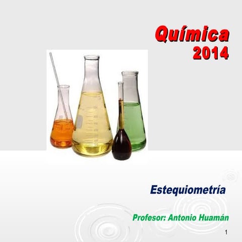 Teoría de estequiometria