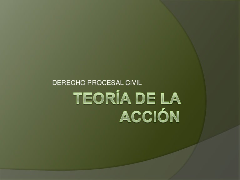Teoría de la acción