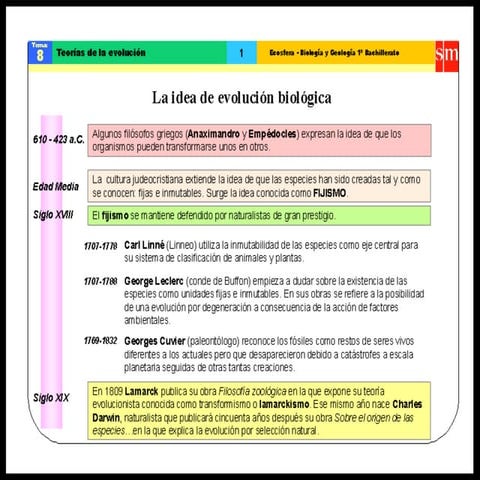 Teoría de la evolución