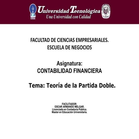 Teoría de la partida doble