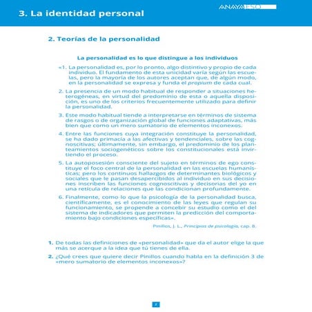 Teoría de la personalidad