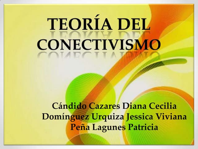 Teoría del conectivismo