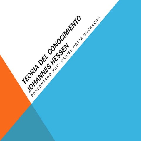 Teoría del conocimiento