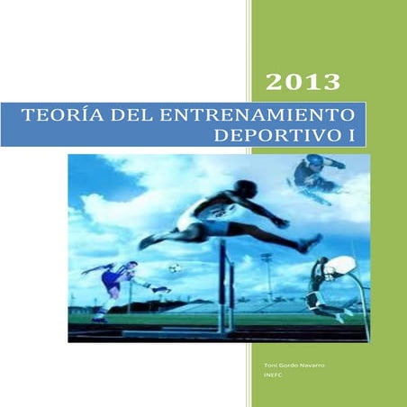 Teoría del entrenamiento deportivo I