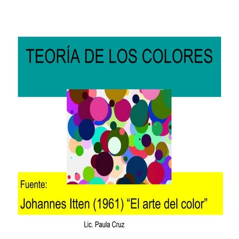 Teoría de los colores