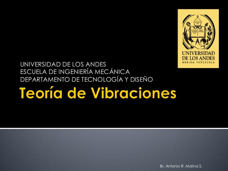 Vibración libre de cuerpos rígidos