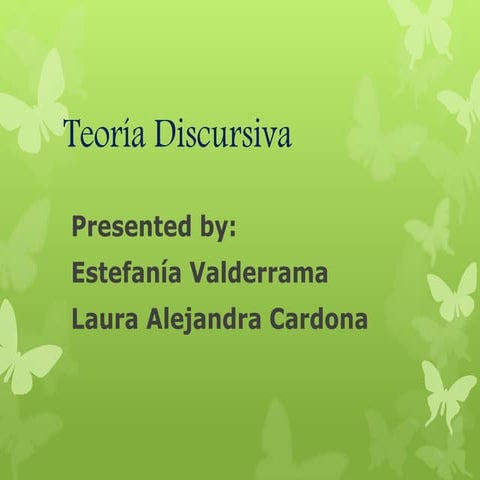 Teoría Discursova- tipos de párrafos 