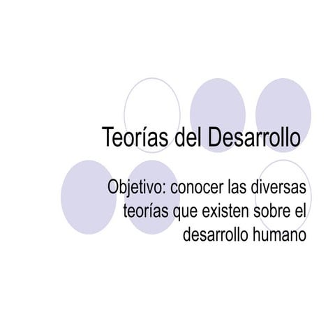 Teorías del desarrollo psicologico del niño